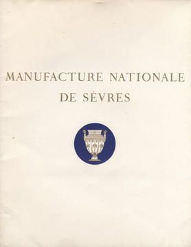 Manufacture Nationale de Sèvres. . SEVRES. HERRIOT (Edouard, Président).