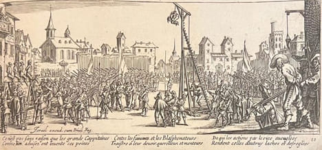 Die droeve Ellendigheden van der O orl oogh, seer aerdigh en konftigh afgebeeltd door Jacques Callot ou Les Grandes Misères de la guerre.. CALLOT ...