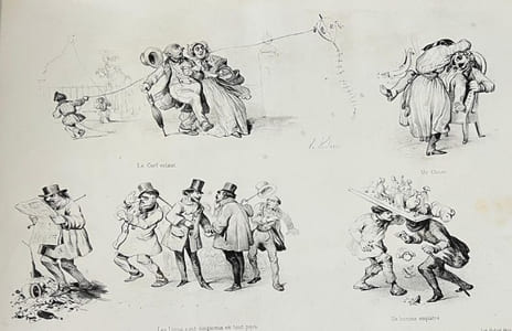 Diable de Paris. Bamboches, culbutes, plaisirs et déplaisisrs, farces et pochades, rêvées et exécutées par Victor ADAM.