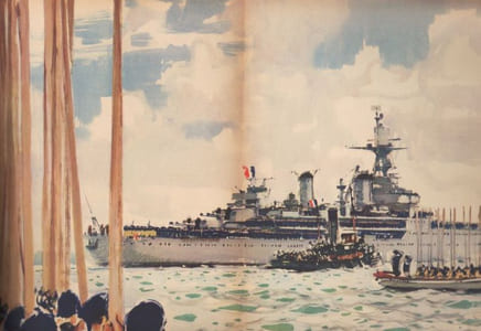 L'Ecole navale. Illustrations de Albert Brenet Peintre de la Marine.