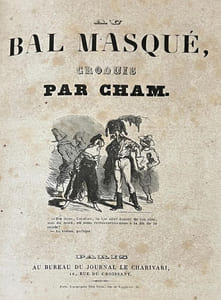 Au bal masqué. Macédoine. La bourse illustrée. Paris l'hiver. 