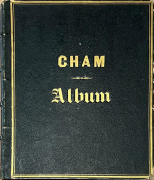 Au bal masqué. Macédoine. La bourse illustrée. Paris l'hiver. . LE CHARIVARI-REVUE. CHAM (Amédée de Noé, dit).