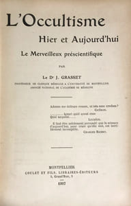 Occultisme (L') hier et aujourd’hui. Le Merveilleux préscientifique.