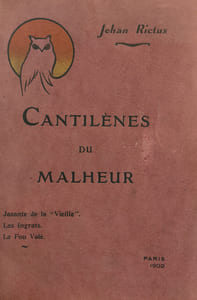 Cantilènes du malheur. Jasante de la "Vieille". Les Ingrats. Le Fou Volé. Pointe sèche de Steinlen.
