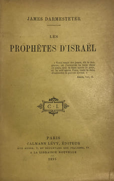 Prophètes (Les) d'Israel.. Darmersteler (James) :