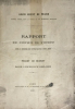 Rapport du Conseil de l’Ordre sur l’exercice financier 1880-1881. Projet de budget pour l’année 1882-1883.. [Franc-Maçonnerie]