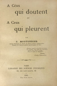 A ceux qui doutent et à ceux qui pleurent.