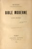 Bible Moderne. Livre Premier.. Mundus :