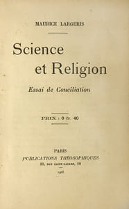 Science et Religion. Essai de Conciliation.