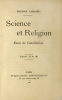 Science et Religion. Essai de Conciliation.. Largeris (Maurice) :