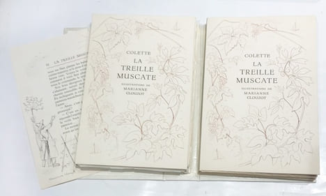 Treille (La) Muscate. Illustrations de Marianne Clouzot.. Colette - Marianne Clouzot :