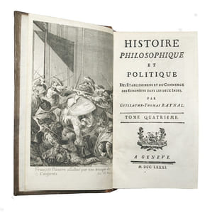 Histoire Philosophique et Politique des Etablissements et du Commerce des Européens dans les deux Indes.