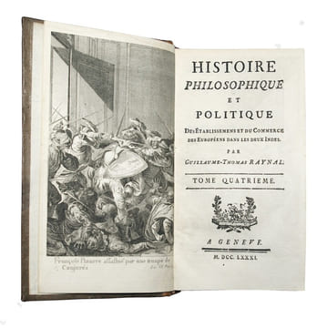 Histoire Philosophique et Politique des Etablissements et du Commerce des Européens dans les deux Indes.. Raynal (Guillaume-Thomas, 1713-1796) :