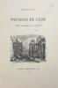Paysages de Lyon. Texte liminaire de A. Chagny.. Drevet, Joannès : 