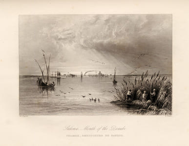 Danube (Le) illustré. Vues d'après nature dessinées par Bartlett, gravées par plusieurs artistes anglais. Edition française revue par H.L. Sazerac.