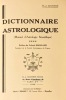 Dictionnaire astrologique (Manuel d'Astrologie Scientifique). Préface du colonel Maillaud.. Gouchon (Henri-J.) :