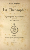 Théosophie (La) en quelques chapitres.. Pascal (Dr Théophile) :