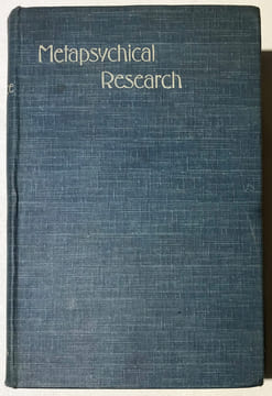 Annals (The) of Psychical Science. A monthly journal devoted to critical and experimental research in the phenomena of spiritism. Director : Professor ...