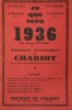 Almanach Astrologique du Chariot. Ce que sera 1936.. 
