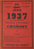 Almanach Astrologique du Chariot. Ce que sera 1937.. 