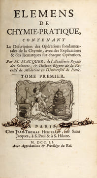 Élemens de chymie-pratique, contenant la description des opérations fondamentales de la chymie, avec des explications et des remarques sur chaque ...