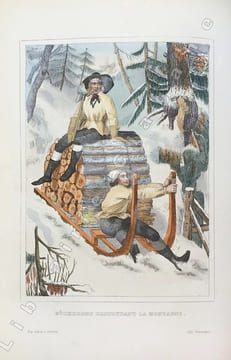 Alpes pittoresques. Description de la Suisse.. Forestier (Sous la direction de M. le Vte Alcide de) :