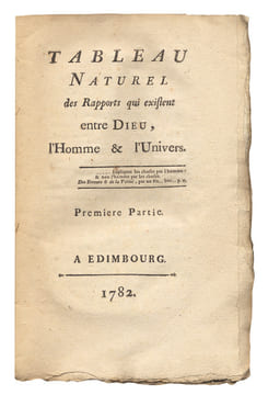 Tableau Naturel des rapports qui existent entre Dieu, l’Homme et l’Univers.. [Saint-Martin (Louis Claude de), dit le Philosophe Inconnu]