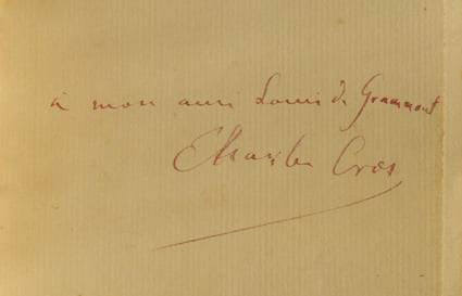 Coffret de Santal (Le).. Cros (Charles, 1842-1888) :