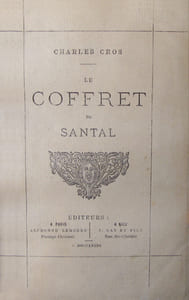 Coffret de Santal (Le).
