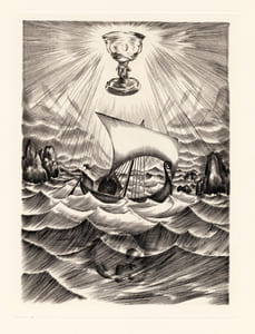 Le Roman de Tristan et Iseut, renouvelé par Joseph Bédier. Gravures au burin de C.P. Josso.