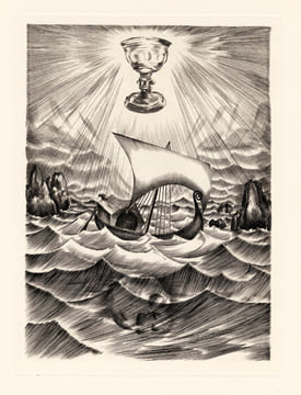 Le Roman de Tristan et Iseut, renouvelé par Joseph Bédier. Gravures au burin de C.P. Josso.. [Bédier]