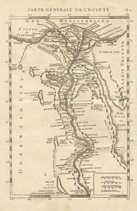 Lettres sur l’Egypte, où l’on offre le parallèle des mœurs anciennes et modernes de ses habitans, où l’on décrit l’état, le commerce, l’agriculture, le gouvernement, l’ancienne religion du pays, et la descente de S. Louis à Damiette, tirée de Joinville et des Auteurs Arabes, avec des Cartes Géographiques. Seconde édition revue et corrigée.