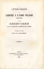 Lettres in&eacute;dites de Leibniz &agrave; l’abb&eacute; Nicaise (1693-1699) et de Galileo Galilei au P. Clavius et &agrave; Cassiano dal Pozzo, publi&eacute;es avec notes par F.-Z. ...