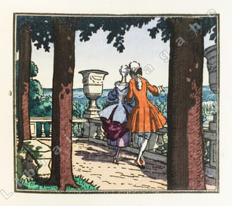 Alcindor ou suite à la leçon d'amour dans un parc. Orné de vingt-trois aquarelles de Pierre Brissaud.