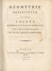 Géométrie descriptive. Leçons données aux Ecoles normales, l'an 3 de la République.. Monge (Gaspard ; 1746-1818) :