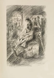 Exode poème de Henri Chabrol. Dessins originaux de André Collot.