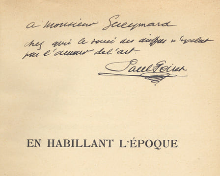 En habillant l'époque.. Poiret (Paul) :