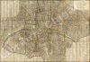 routier de la ville et fauxbourg de Paris divisé en 12 Mairies. 1804-An 12.. Plan
