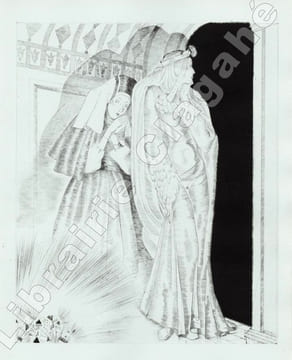 Ariane et Barbe bleue. Conte en trois actes. Pointes sèches de Clark Fay.. [Clark Fay] Maeterlinck (Maurice) :
