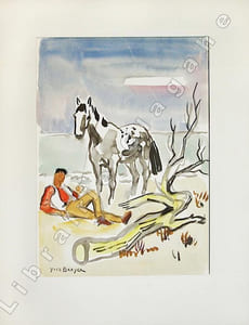Yves Brayer et la Provence. Peintures, aquarelles, dessins. Texte de André Chamson.