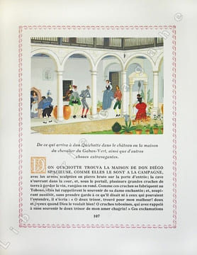L'Ingénieux hidalgo don Quichotte de la Manche. Illustrations de Henry Lemarié.. Cervantes Saavedra (Miguel de) :