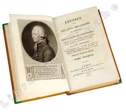 Lettres sur les arts imitateurs en général, et sur la danse en particulier. Ornées du portrait de l’auteur.. Noverre (Jean-Georges ; 1727 - 1810) :