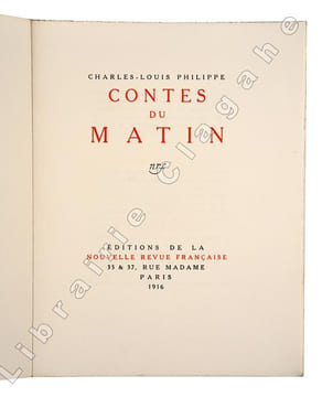 Contes du Matin.. Philippe (Charles-Louis) :