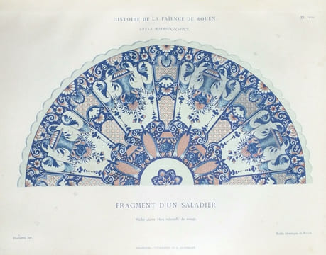 Histoire de la faïence de Rouen. Ouvrage posthume publié par les soins de MM. l'abbé Colas, Gustave Gouellain et Raymond Bordeaux, orné de soixante ...