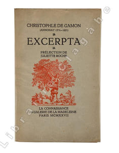 Excerpta. Prélection de Juliette Roche.