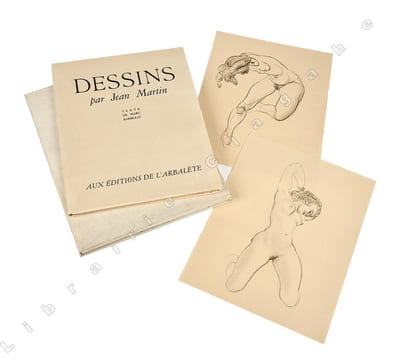 Dessins par Jean Martin. Texte de Marc Barbezat.. [Martin, Jean (1911-1996)]