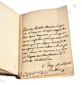 Lettre autographe signée,
