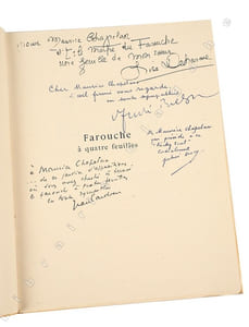 Farouche à quatre feuilles. [illustré d’eaux-fortes de] Max Walter Svanberg - Vieira da Silva - Simon Hantaï - Wolfgang Paalen.
