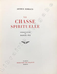 La Chasse spirituelle. Introduction de Pascal Pia.