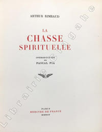 La Chasse spirituelle. Introduction de Pascal Pia. 
